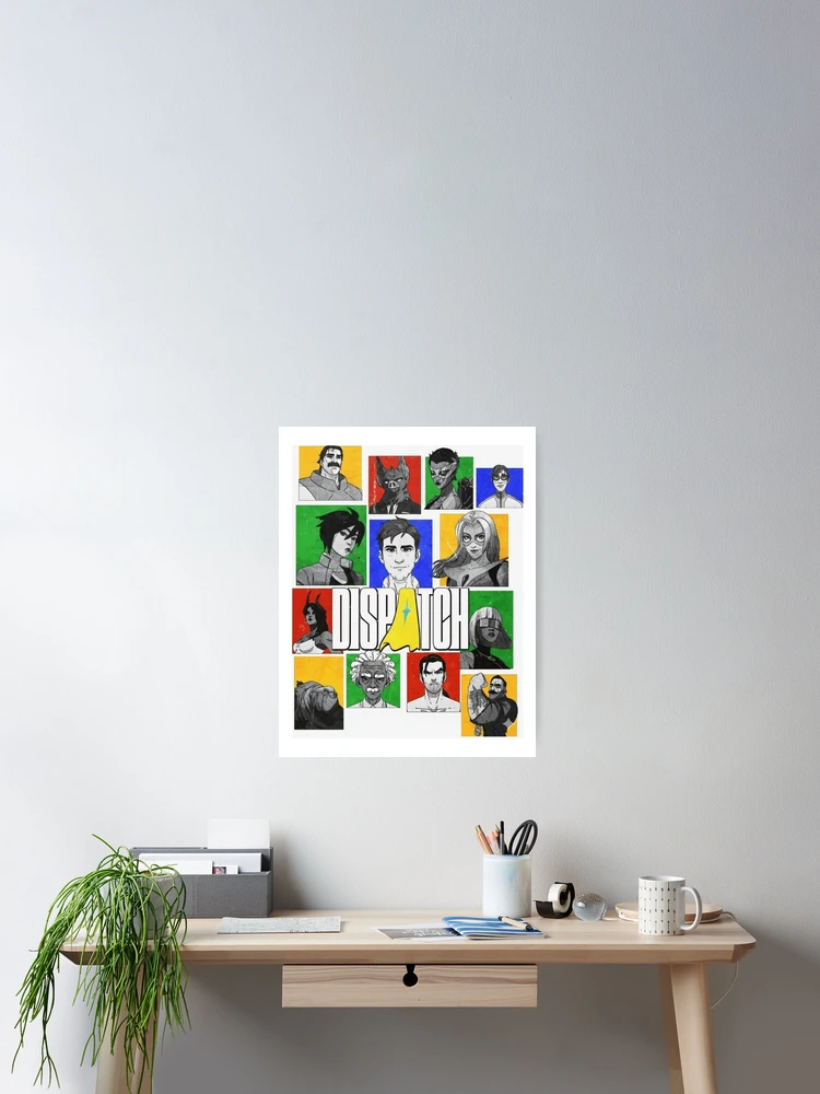Thumbnail 2 of 3, Poster, Dispatch Character Roster designed and sold by InkImagination1.
