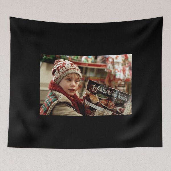Item preview, Home Alone Cozy Holiday Kid Moment – Winter Retro Aesthetic Art designed and sold by Aliyah Niko.