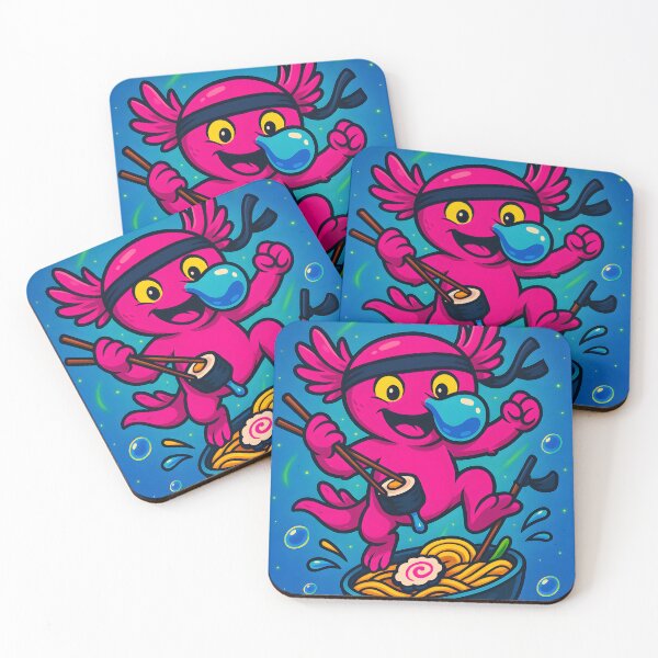 Item preview, Frutiger Aero Axolotl – VaporSave Bubble Aesthetic Ramen designed and sold by LunaSpellStudio.