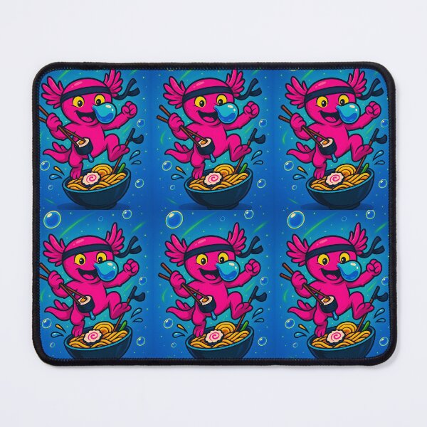 Item preview, Frutiger Aero Axolotl – VaporSave Bubble Aesthetic Ramen designed and sold by LunaSpellStudio.