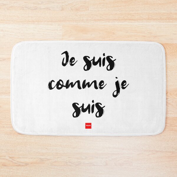 Item preview, Je suis comme je suis – I Am as I Am (French Idiom Typography) designed and sold by FrancophileFun.