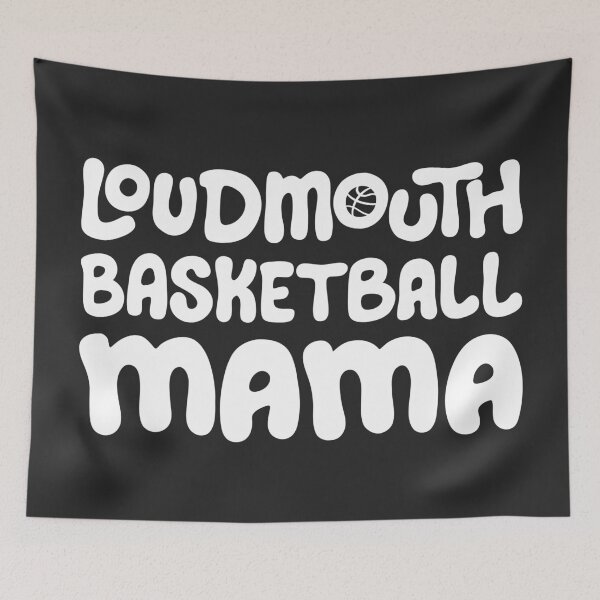 Item preview, Loudmouth Basketball Mama for Mothers and Basketball Fans designed and sold by Jessica Deel Creative Co. Shop.