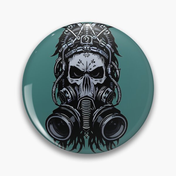 Item preview, Skull with gas mask designed and sold by Tomaz75.