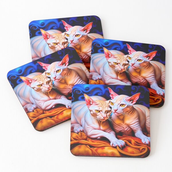 Item preview, Two Sphinx Cats  designed and sold by LanaGustavsson.