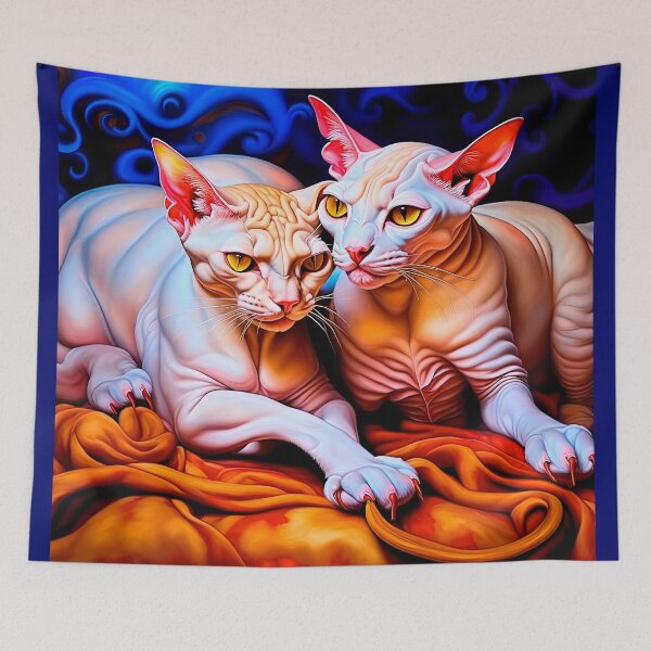 Item preview, Two Sphinx Cats  designed and sold by LanaGustavsson.