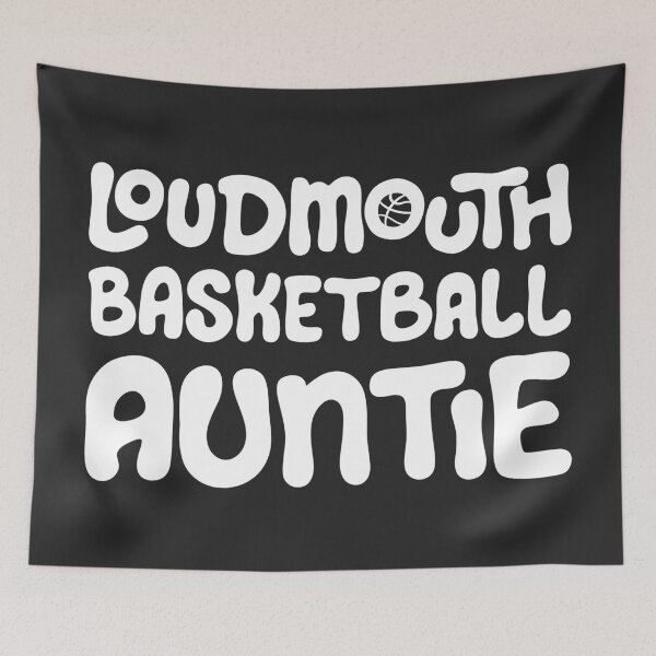 Item preview, Loudmouth Basketball Auntie for Aunts and Basketball Fans designed and sold by Jessica Deel Creative Co. Shop.