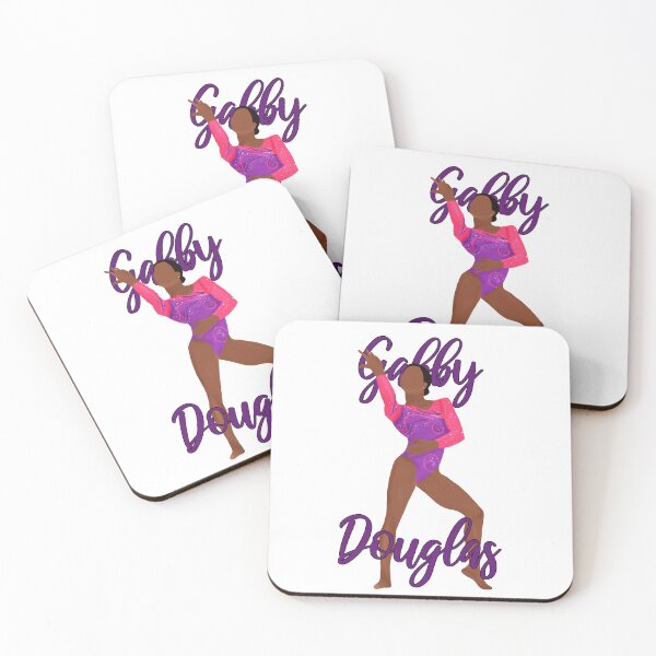Item preview, Gabby Douglas - Gymnastics Art with Name designed and sold by Cherries4.