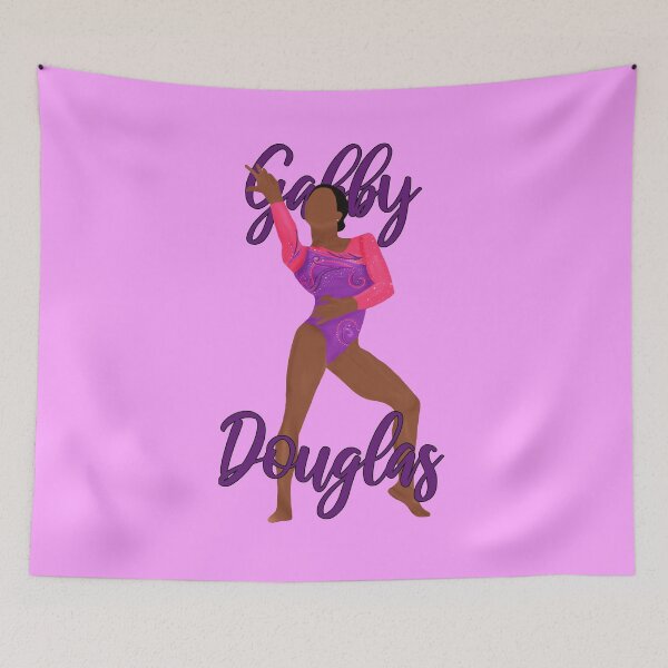 Item preview, Gabby Douglas - Gymnastics Art with Name designed and sold by Cherries4.