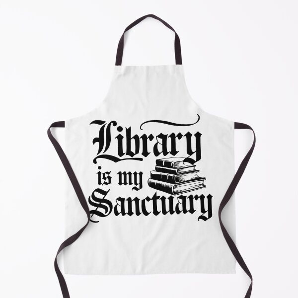 Item preview, "Library is my Sanctuary" Gothic Book Lover Design designed and sold by pixelpopplanet.