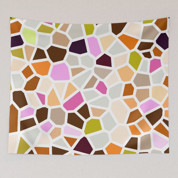 Item preview, Tile Pattern In Retro Colours designed and sold by EganStreet.