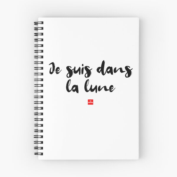 Item preview, Être dans la lune – I Am Daydreaming (French Idiom Typography) designed and sold by FrancophileFun.