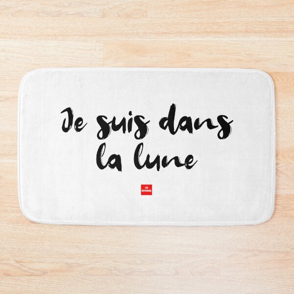 Item preview, Être dans la lune – I Am Daydreaming (French Idiom Typography) designed and sold by FrancophileFun.
