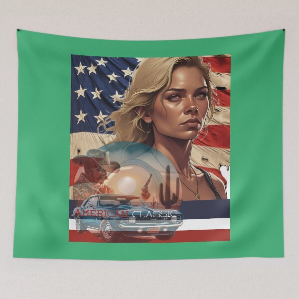Item preview, Classic American Babe 1 designed and sold by T-shirt365brand.