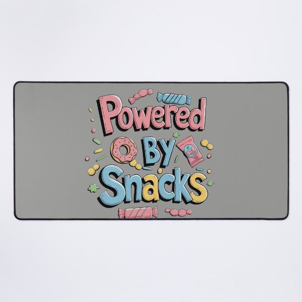 Item preview, Power by Snacks candy kids – Bold Typography Design for Food Lovers designed and sold by SAWADON.