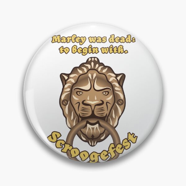 Item preview, Marley was dead: to begin with. Scroogfest - Door Knocker designed and sold by DahneALaw.