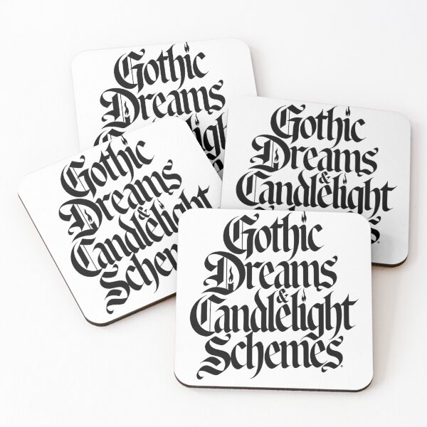 Item preview, "Gothic Dreams & Schemes" Candlelight Dark Academia Art designed and sold by pixelpopplanet.