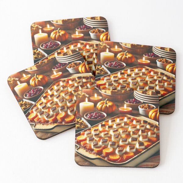 Item preview, Golden Baked Yams with Toasted Marshmallows designed and sold by WheelieGdArt.