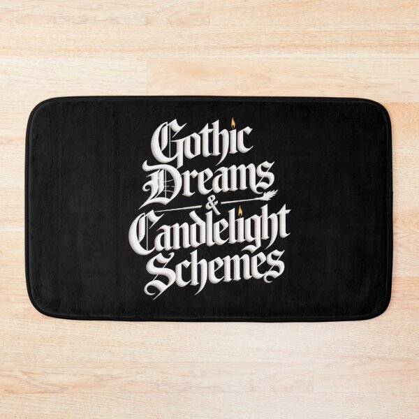 Item preview, White Gothic Dreams & Schemes Candlelight Design designed and sold by pixelpopplanet.