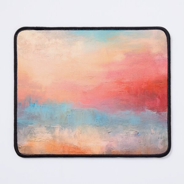 Item preview, Red Sunset In Blue Sky Illuminating Ocean Abstract designed and sold by DEC02.
