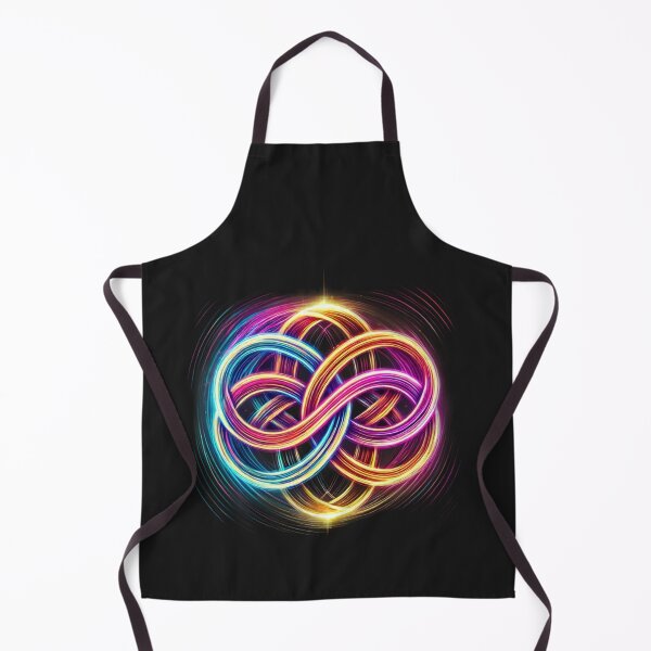 Item preview, Neon Celtic Endless Knot – Glowing Infinity Symbol in Brushstroke Light designed and sold by CelticSoulShop.