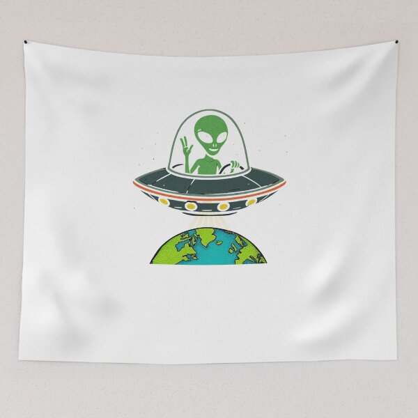 Item preview, Funny Alien Invasion Just Gonna Pull In Right Here designed and sold by BoozieHumor.