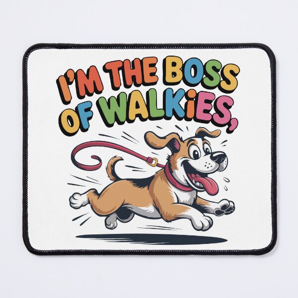 Item preview, Energetic Dog Leading Walkies Bold Humorous Color Art designed and sold by Tong4130.