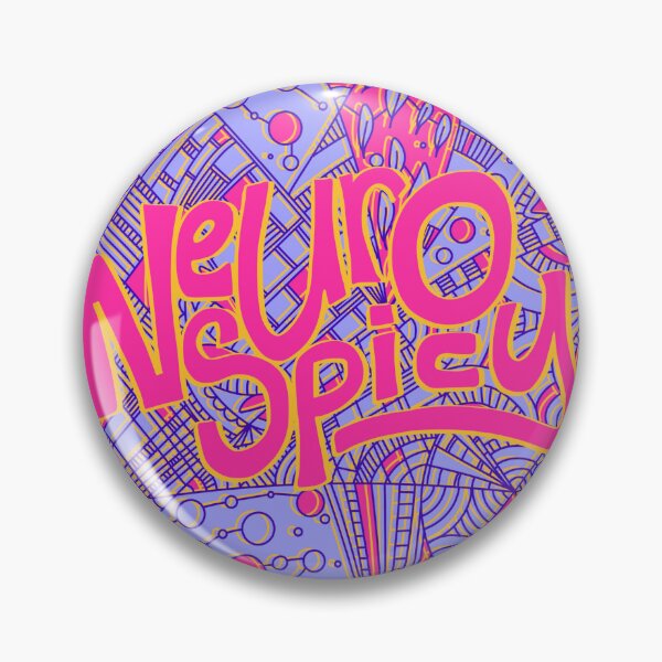 Item preview, Neurospicy Neurodiversity Art Colourful ADHD and Autism Pride Illustration for Neurodivergent Families designed and sold by OhMiGosh.