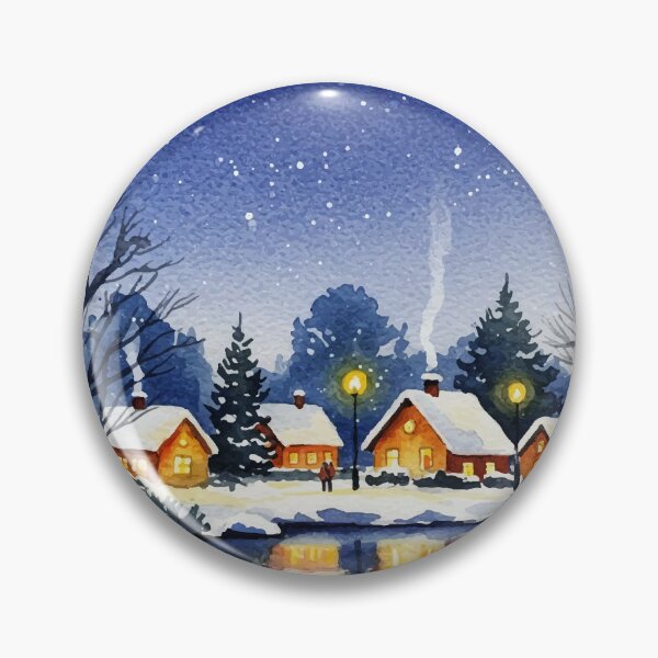 Item preview, Snowy winter landscape designed and sold by Design4uStudio.