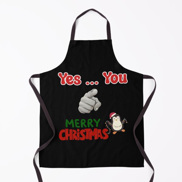 Item preview, Fun “Yes You – Merry Christmas” Design with Pointing Hand designed and sold by LovelyHappyGift.