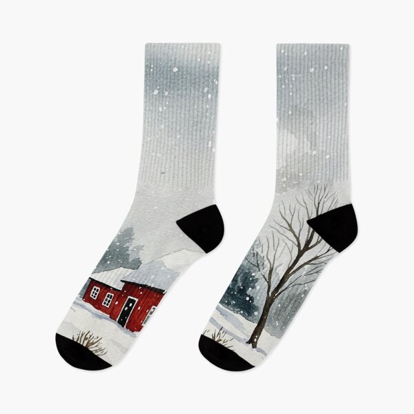 Item preview, Snowy winter landscape designed and sold by Design4uStudio.