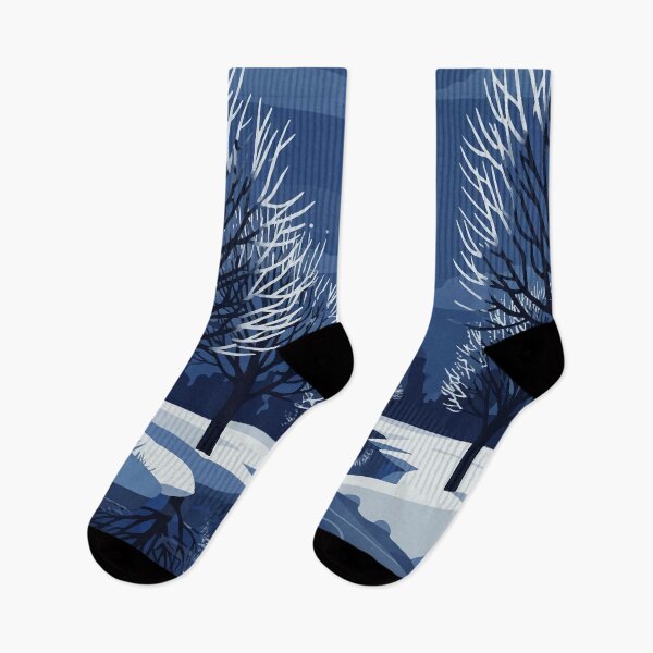 Item preview, Snowy winter landscape designed and sold by Design4uStudio.