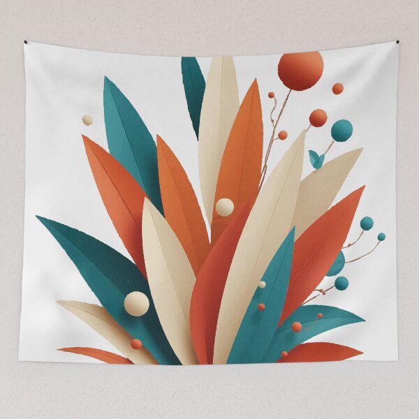Item preview, Abstract Botanical Shapes Design designed and sold by ArtElegancy.