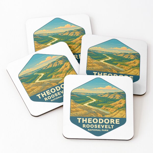 Item preview, Pegatina del Parque Nacional Theodore Roosevelt designed and sold by Ismeal Von.