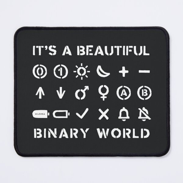 Item preview, it's a beautiful, binary world | naked truth. designed and sold by DiLerca.