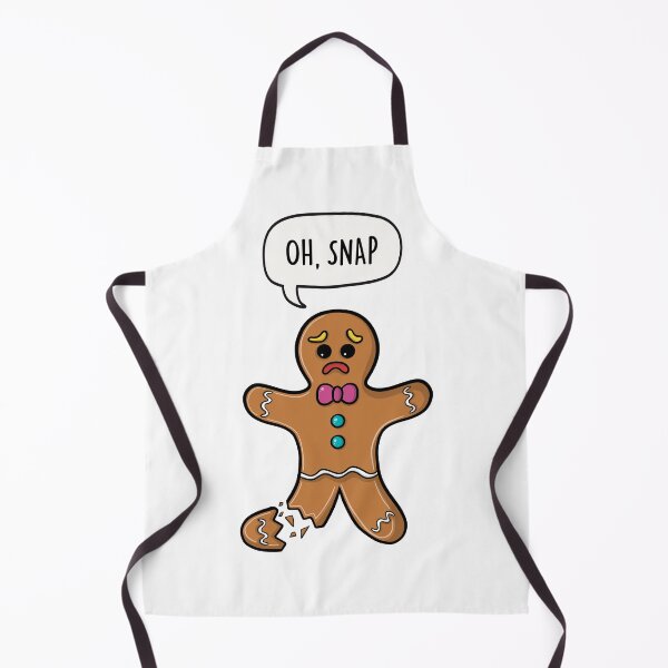 Item preview, Oh Snap - Funny Christmas Gingerbread Man designed and sold by LEFDDesigns.