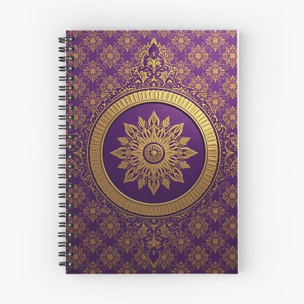 Item preview, Royal Crown Medallions Ankara Design – Purple, Gold & Black African Print designed and sold by Cultradesign.