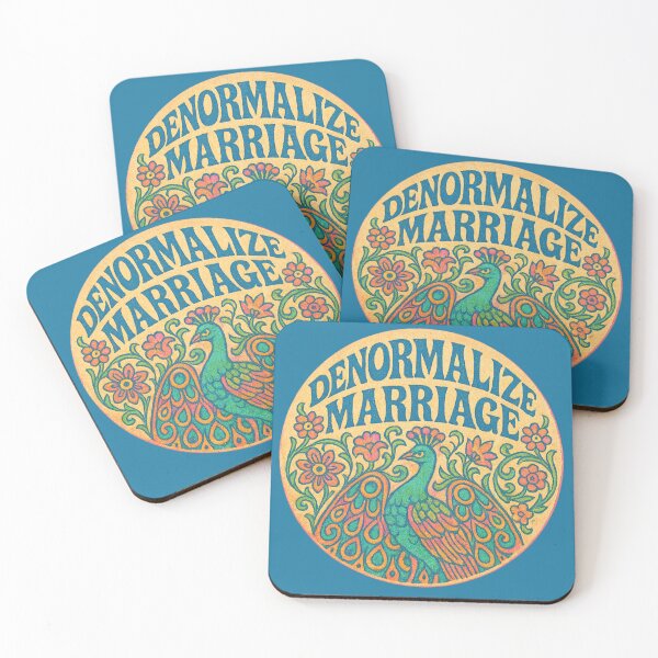 Item preview, Denormalize Marriage - Vintage Psychedelic Peacock Art designed and sold by Jennifer Chiera.