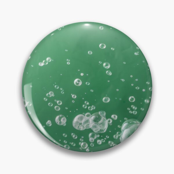 Item preview, Spray bottle with green liquid and foam on green background, AI Generated designed and sold by dvoevnore.