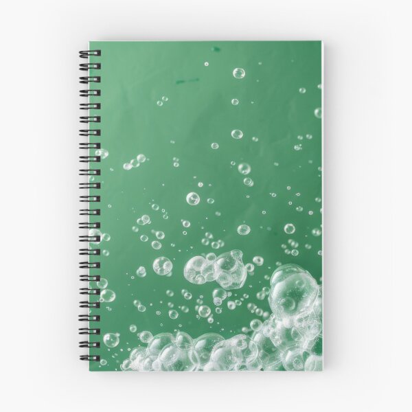 Item preview, Spray bottle with green liquid and foam on green background, AI Generated designed and sold by dvoevnore.