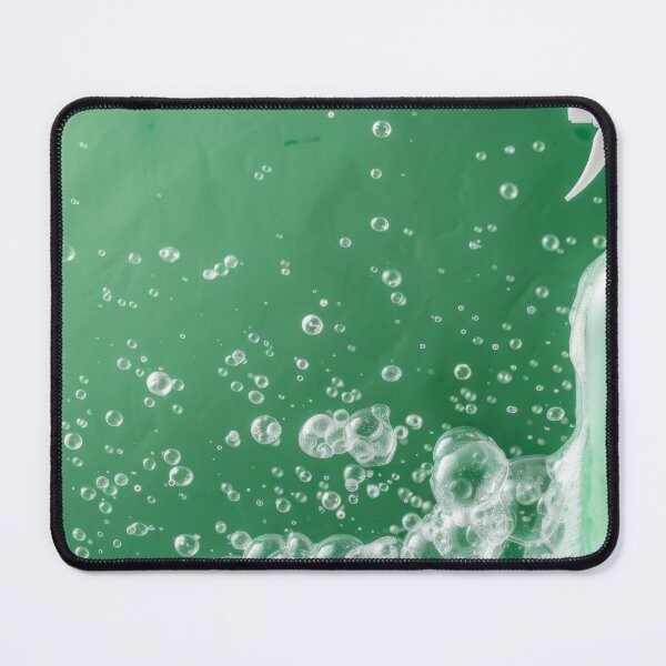 Item preview, Spray bottle with green liquid and foam on green background, AI Generated designed and sold by dvoevnore.