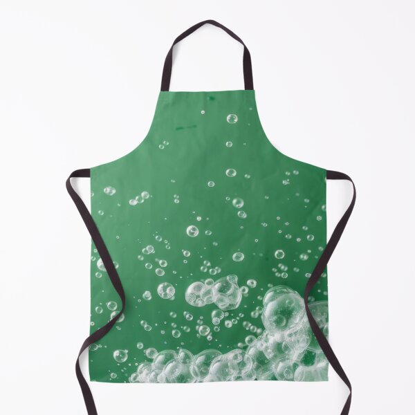 Item preview, Spray bottle with green liquid and foam on green background, AI Generated designed and sold by dvoevnore.