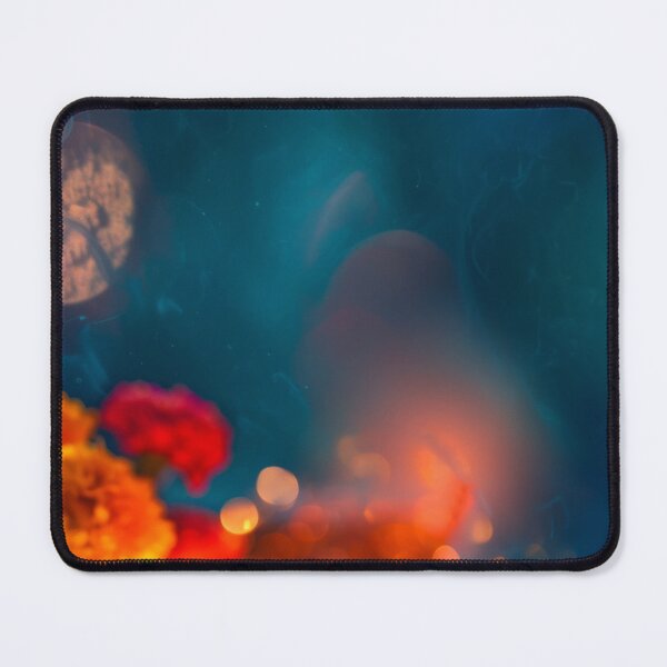 Item preview, Decorative candles surrounded by flowers in festive setting, bokeh background, AI Generated designed and sold by dvoevnore.