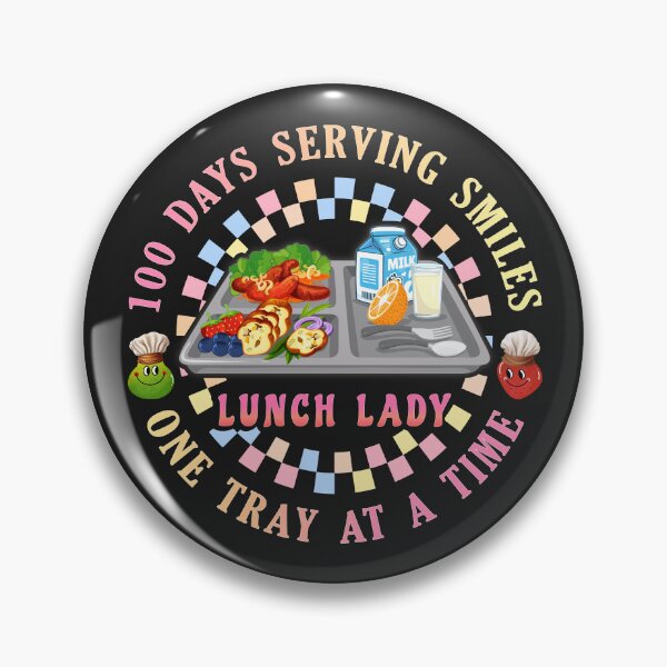 Artikelvorschau, Lunch Lady Squad – Cafeteria-Team, Verpflegungsservice, 100 Tage Schule entworfen und verkauft von Pingestre.