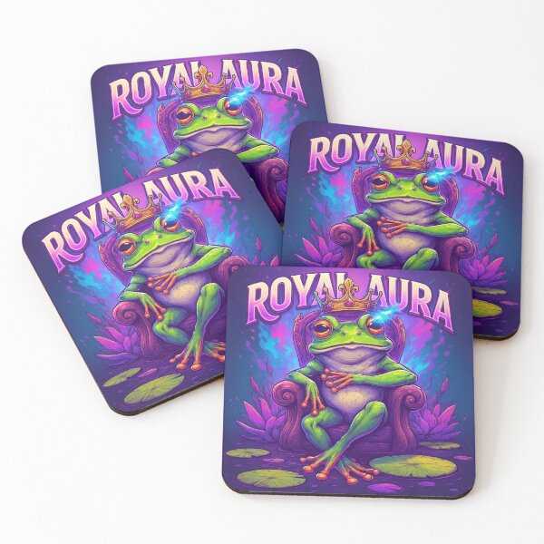 Item preview, Royal Aura Frog King T-Shirt | Neon Fantasy Toad on Throne Graphic designed and sold by FluffinCool.