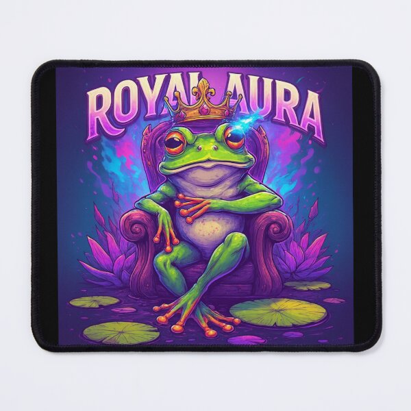 Item preview, Royal Aura Frog King T-Shirt | Neon Fantasy Toad on Throne Graphic designed and sold by FluffinCool.