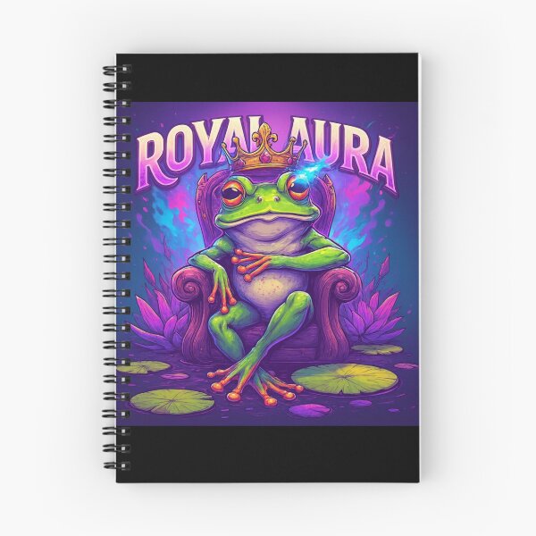 Item preview, Royal Aura Frog King T-Shirt | Neon Fantasy Toad on Throne Graphic designed and sold by FluffinCool.
