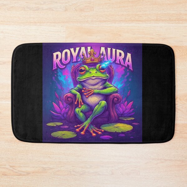 Item preview, Royal Aura Frog King T-Shirt | Neon Fantasy Toad on Throne Graphic designed and sold by FluffinCool.