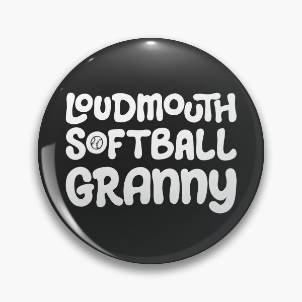 Item preview, Loudmouth Softball Granny for Grandmothers and Softball Fans designed and sold by Jessica Deel Creative Co. Shop.