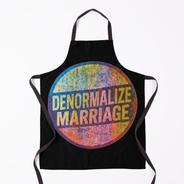 Item preview, Denormalize Marriage Grunge Circle designed and sold by Jennifer Chiera.