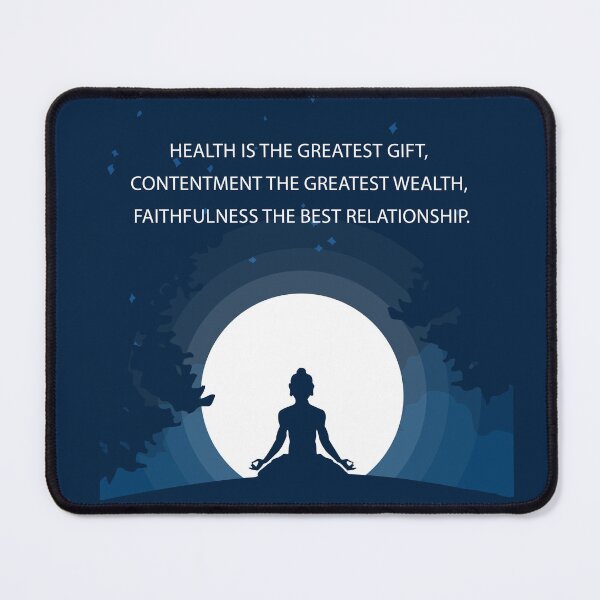 Item preview, Teachings Mantra | Praying Blue Buddha designed and sold by subarashii11.